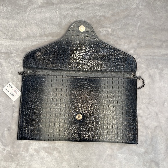 Skull clutch purse dark grey/grey - Picture 5 of 11